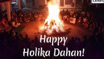 Holika Dahan 2020 Greetings and Images: Wish Your Loved Ones With WhatsApp Messages on Choti Holi