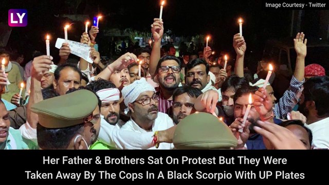 Hathras Gangrape: Amid Late Night Cremation, Family Says Cops Didnt Let Them Bring Body Home; Four Accused Arrested; Act Sparks Huge Protests; Priyanka Gandhi, Virat Kohli, Akshay Kumar & Others Demand Justice