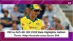 IND vs AUS 4th ODI 2019 Stats Highlights: Ashton Turner Helps Australia Chase Down 359