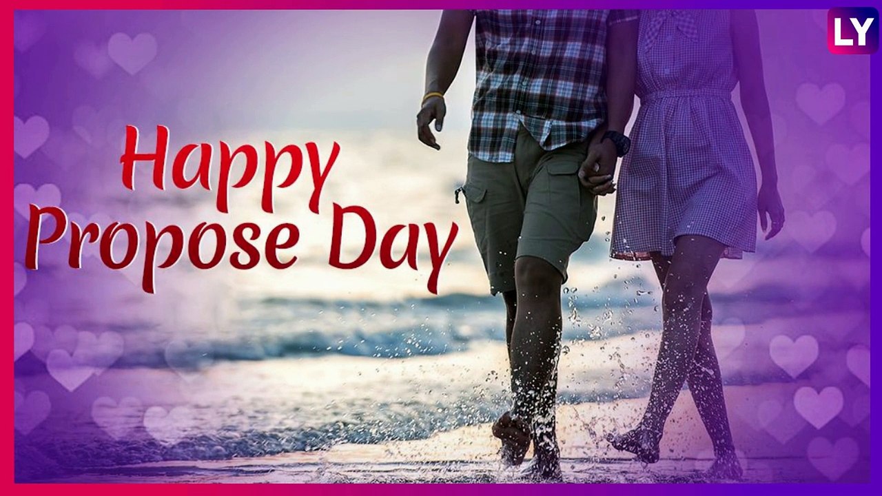 Wish Happy Propose Day With Romantic GIF Greetings & WhatsApp Sticker Messages During Valentine Week