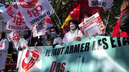 Covid-Proteste und Streiks im Gesundheitswesen