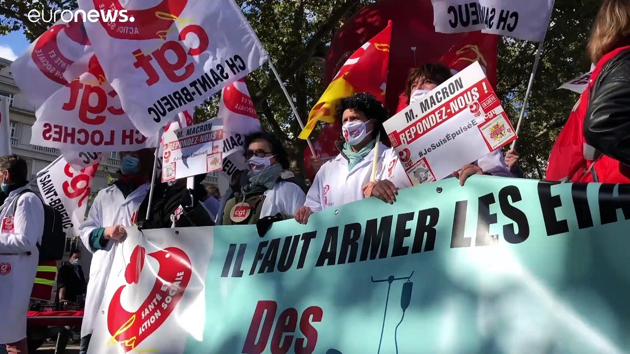 Covid-Proteste und Streiks im Gesundheitswesen