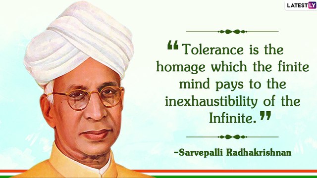 Sarvepalli Radhakrishnan Birth Anniversary: Thought-Provoking Quotes by the Great Indian Teacher
