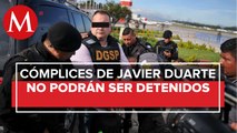 Juez cancela orden de captura contra cómplices de Javier Duarte