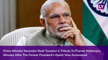 Pranab Mukherjee Dies: PM Modi Pays Tribute, Condolences Pour In From Congress Leaders