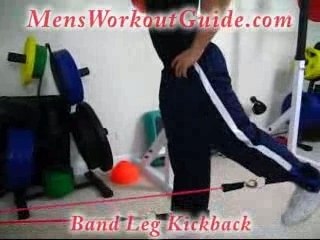 Exercise of the Day:  Band Leg Kickback