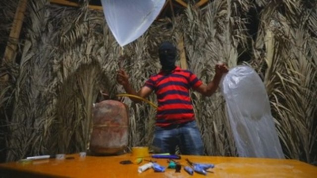 Milicias palestinas lanzan desde Gaza globos incendiarios hacia Israel