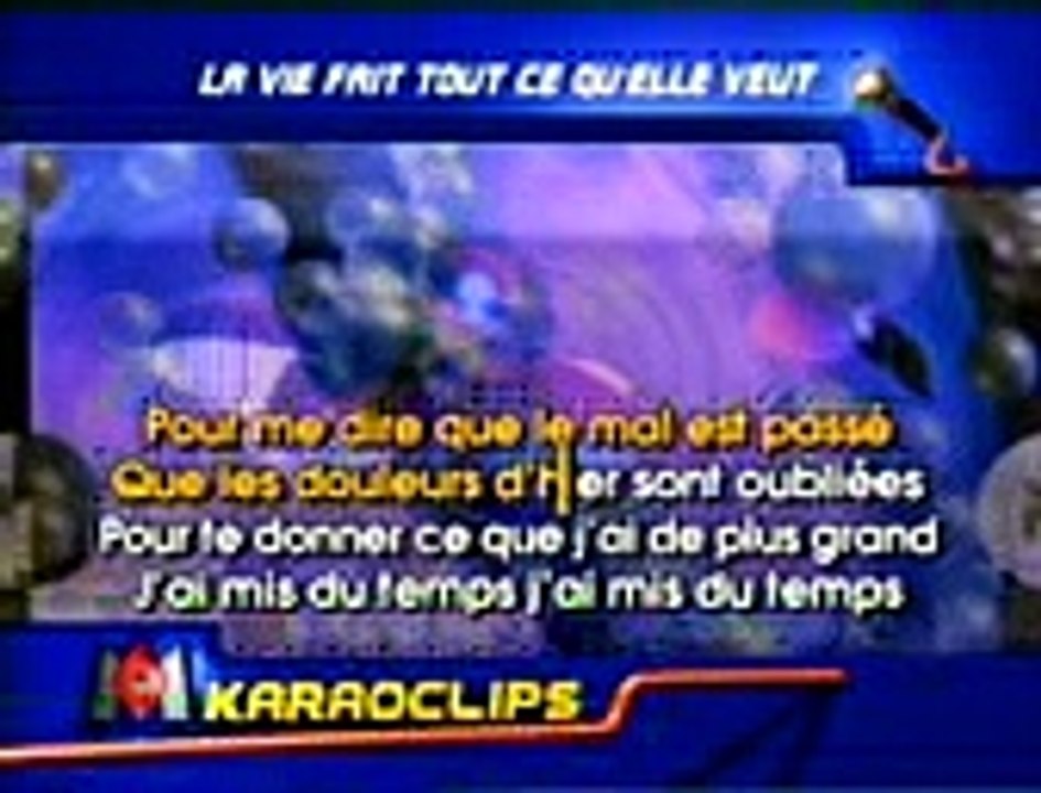 JULIE ZENATTI – LA VIE FAIT TOUT CE QU'ELLE VEUT – Le karaoké – M6 Karaoclips