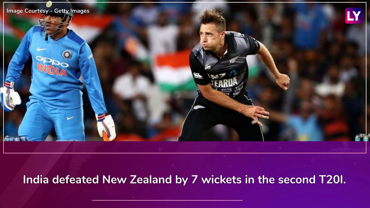 IND vs NZ 2nd T20 2019 Stats Highlights: India beat New Zealand by Seven Wickets