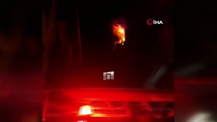 Eyüpsultan’da patlayan televizyon evi yaktı