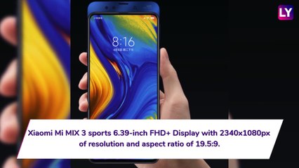 Xiaomi Mi MIX 3: 'X' Things To Know About Xiaomi's New Flagship Smartphone