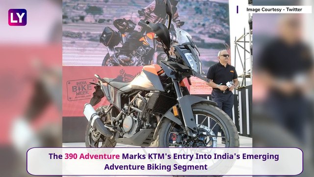 KTM 390 Adventure Motorcycle Showcased At India Bike Week 2019