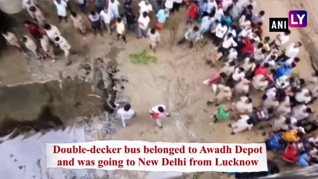 Yamuna Expressway Accident: 29 Killed, Several Injured As Bus Falls Into Canal, Rescue Operations On