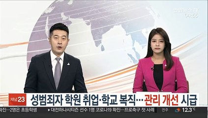 Download Video: 성범죄자 학원 취업·학교 복직…관리 개선 시급