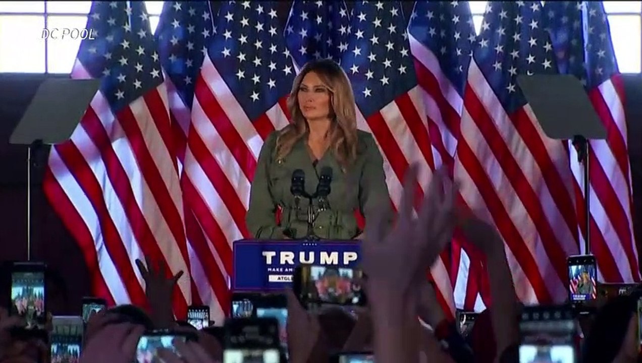 Melania em campanha