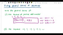 Sequences - Finding general terms of sequences