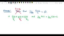 Sequences - Limit of sequence with squeeze theorem