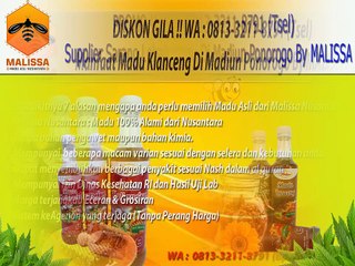PROMO !! WA : 0813-3211-8791 (Tsel)	Grosir Madu Hitam Baduy Di Madiun Ponorogo By MALISSA,