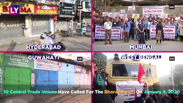 Bharat Bandh 2020: Strikes, Protests And Vandalism As Trade Unions Carry Out All-India Strike