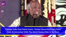 Rahat Indori, Famous Urdu Poet Dies; Rahul Gandhi, Rajnath Singh & Other Politicians Express Grief