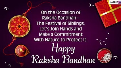 Video herunterladen: Happy Rakhi 2020 Greetings: Send Raksha Bandhan Wishes, Messages & Images to Celebrate the Day