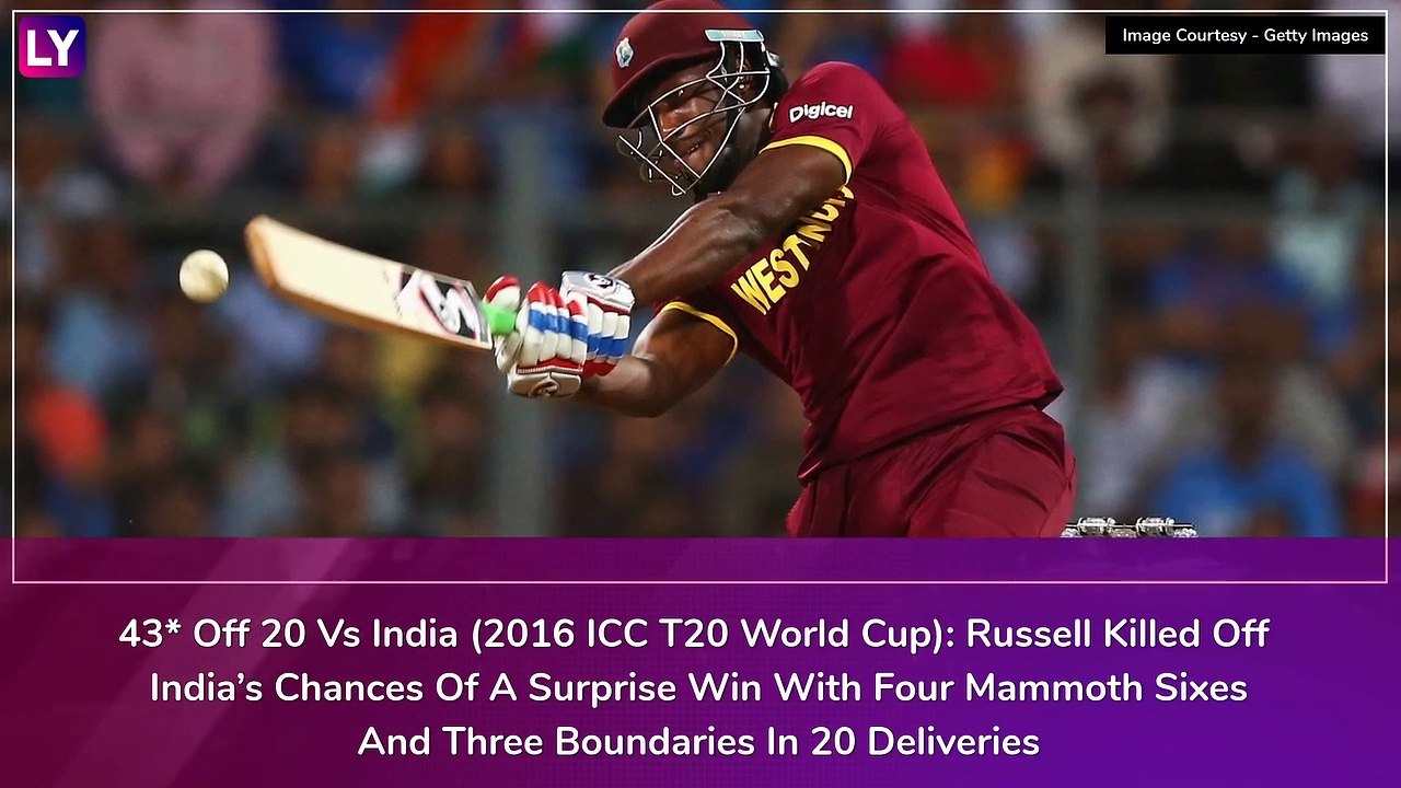 Happy Birthday Andre Russell: Five Best Knocks By The West Indies Power-Hitter