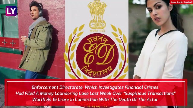 Rhea Chakraborty Summoned By Enforcement Directorate In Sushant Singh Rajput Money Laundering Case