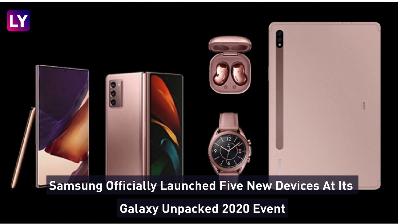 Galaxy Unpacked 2020 Event: Samsung Galaxy Note 20 Series, Galaxy Tab S7, Galaxy Z Fold 2 & More Revealed