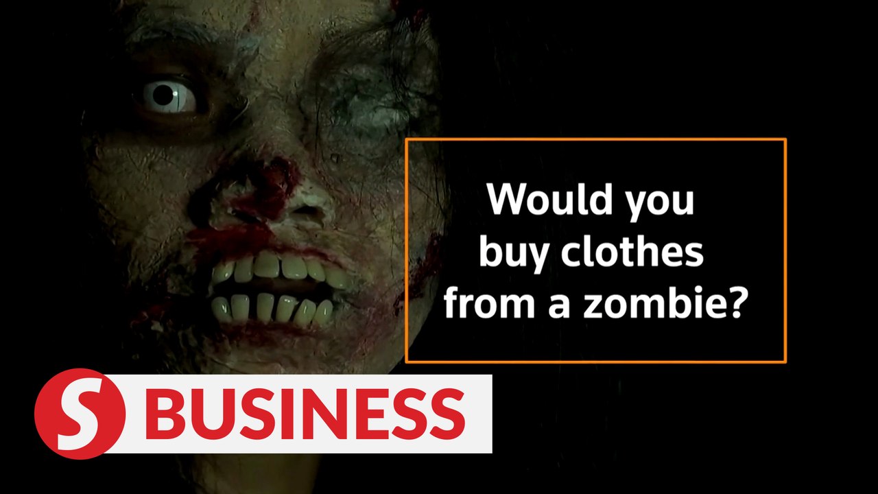 Thai zombie sells clothes to die for