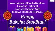 Happy Raksha Bandhan 2020 Wishes, Images and Messages to Celebrate the Beautiful Bond of Siblings