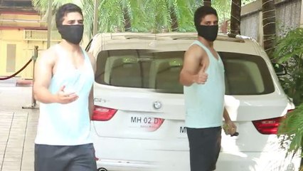 Saqib Saleem snapped after Gym session at Juhu | FilmiBeat