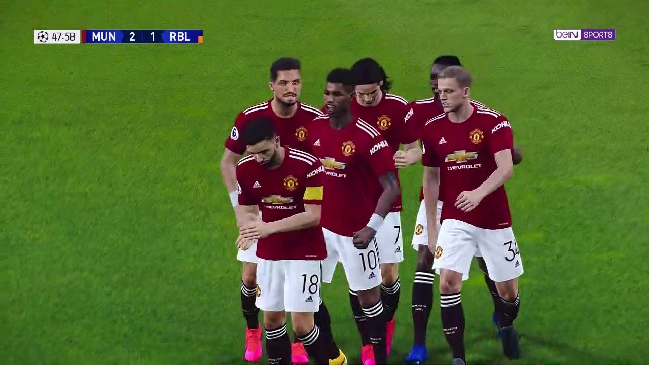 Manchester United vs RB Leipzig - UCL 28 October 2020 Gameplay