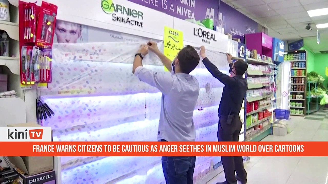 France warns citizens to be cautious as anger seethes in Muslim world over cartoons