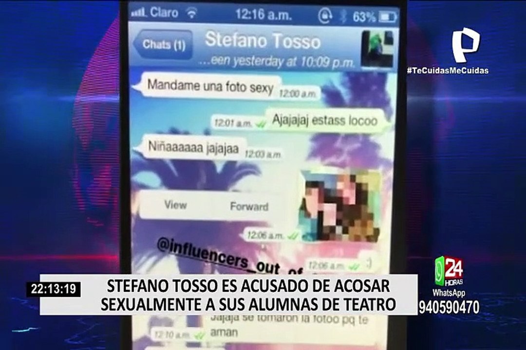 Stefano Tosso: exalumnas de taller de actuación lo acusan de acoso sexual