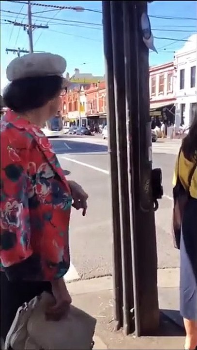 Racist Karen loses her mind at others both speaking English
