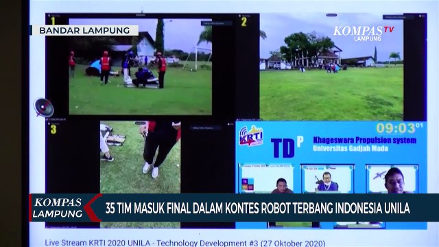35 Tim Masuk Final dalam Kontes Robot Terbang Indonesia 2020 Universitas Lampung