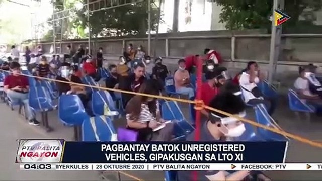 Pagbantay batok unregistered vehicles, gipakusgan sa LTO XI
