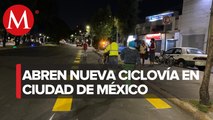 Azcapotzalco estrena ciclovía emergente en pandemia de covid-19
