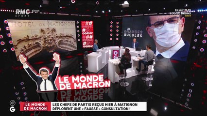 Le monde de Macron: Les chefs de partis reçus hier à Matignon déplorent une "fausse" consultation ! - 28/10