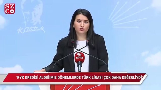 CHP’li Gökçen: KYK kredisi aldığımız koşullarda Türk lirası çok daha değerliydi