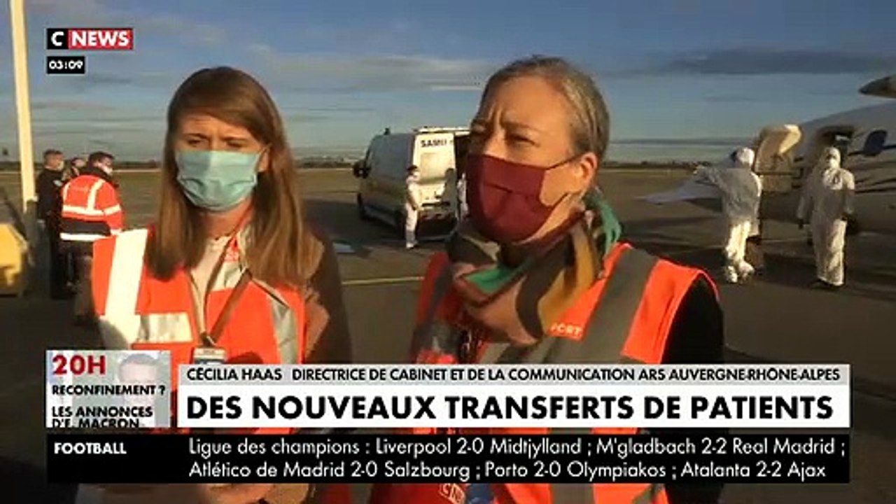 Coronavirus - Pour soulager les hôpitaux de la région, les transferts de patients Covid-19 s’accélèrent dans la région du Rhône - VIDEO