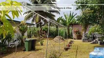 A vendre maison f3 (à terminer) sur terrain de 678m2 Taravao-centre