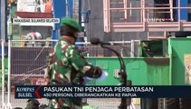 Ratusan Personil TNI Satgas Pamtas Mobile Yonif Raider 700 diberangkatkan Ke Papua