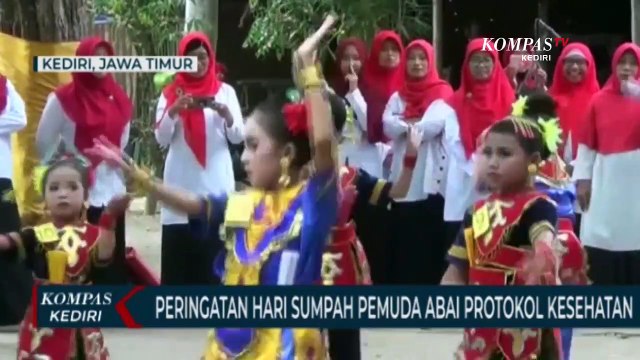 Upacara Peringatan Hari Sumpah Pemuda Abaikan Protokol Kesehatan