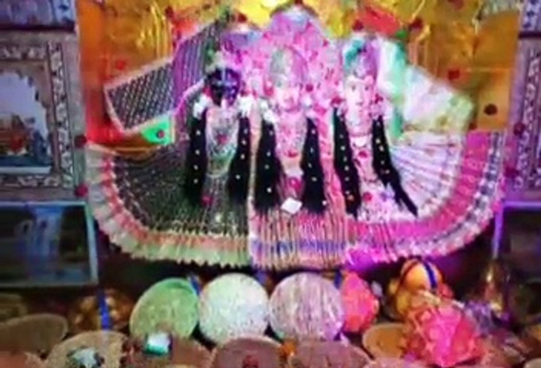 भव्य श्रृंगार के साथ छप्पन भोग का किया गया आयोजन