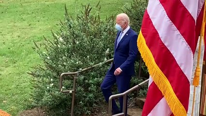 Atentos al surrealista mitin de Joe Biden