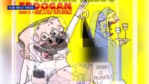 ‘악마 마크롱’ 반격 만평…프랑스-이슬람 갈등 확산