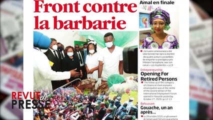 REVUE DE PRESSE CAMEROUNAISE DU 28 OCTOBRE 2020