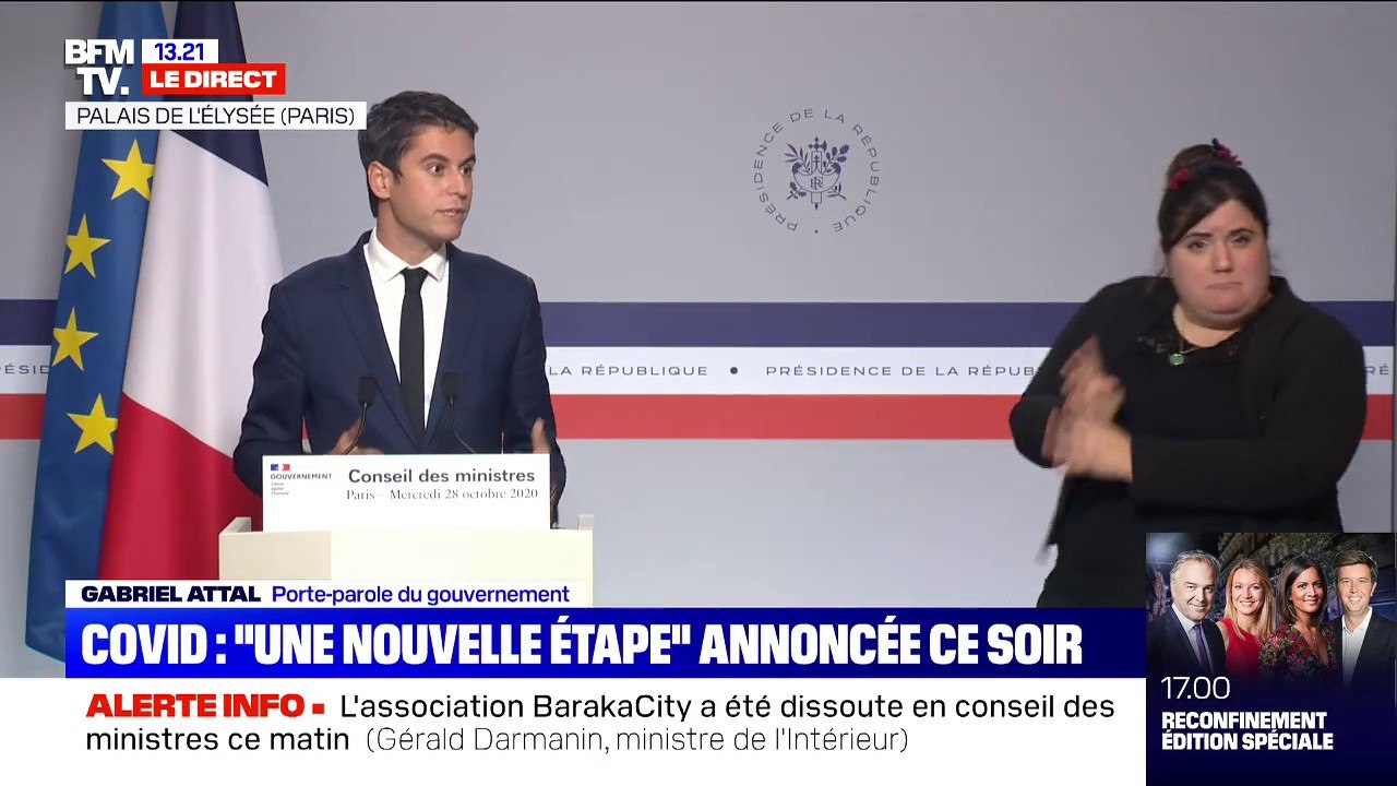 Gabriel Attal: "La situation en réanimation dans deux semaines pourrait être celle que nous avons connu au pic de la première vague"