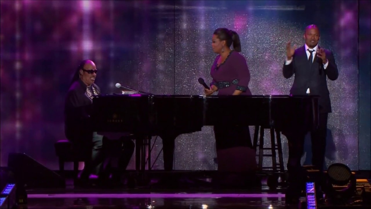 Jamie Foxx + Stevie Wonder - Looking for Another Pure Love + Isn't She Lovely - Live Oprah Winfrey A Farewell Spectacular - 2011